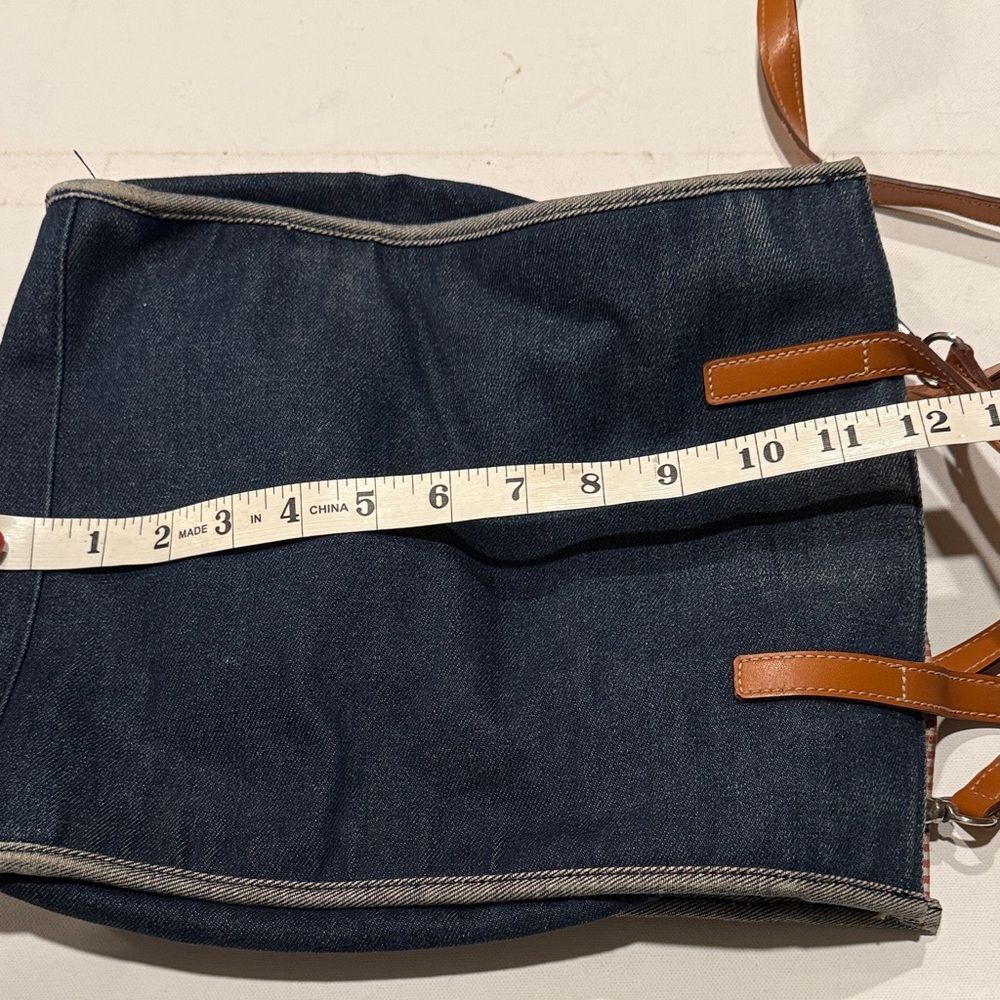 Tommy Hilfiger Denim and Brown Messenger Bag - Picture 4 of 5